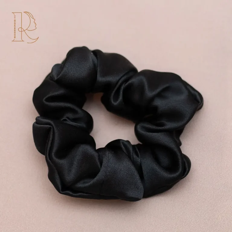 Elastic de Păr Black din Mătase Mulberry