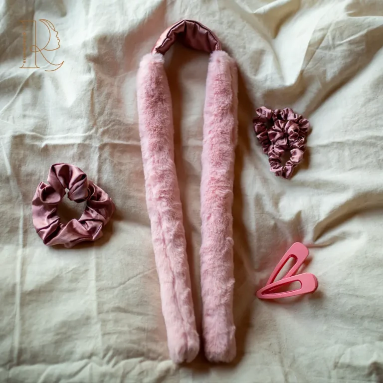 Set Bucle fără Căldură Pink - Cordon și Accesorii